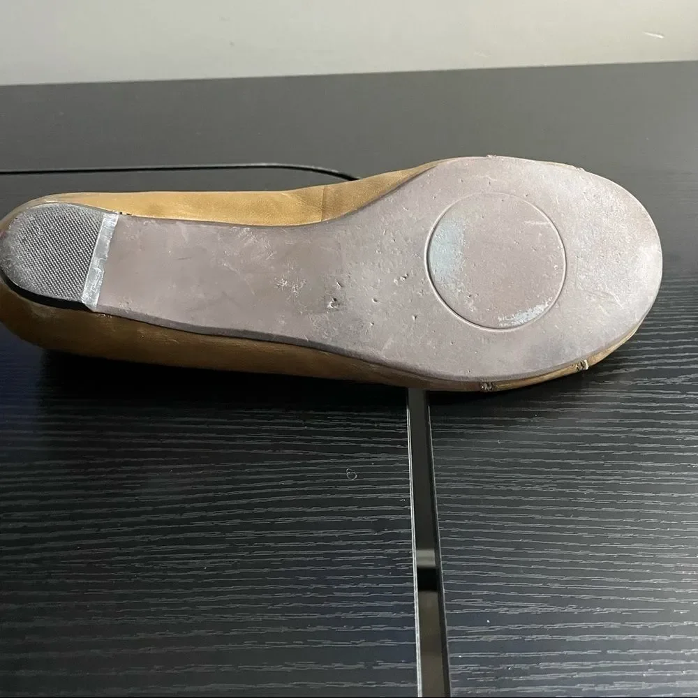 Bivel sold by Nordstrom Leather Braided Toe Covered Flat Slight Wedge Flat, 40 - Picture 10 of 13